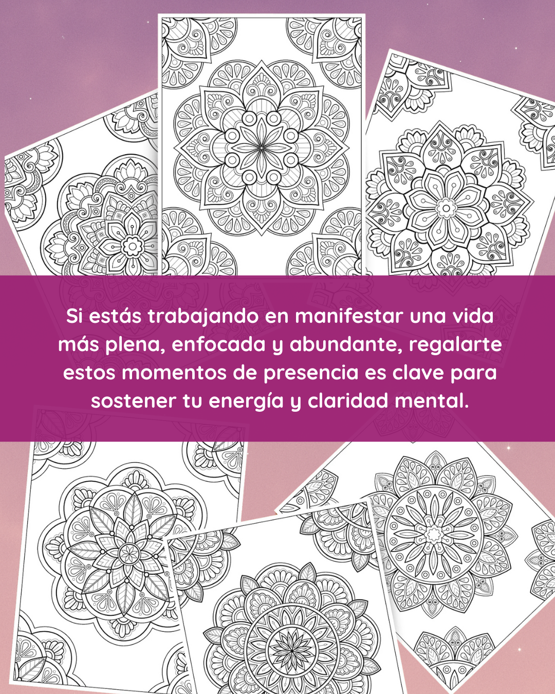 Terapia de Mandalas – 80 Diseños para Imprimir y Colorear